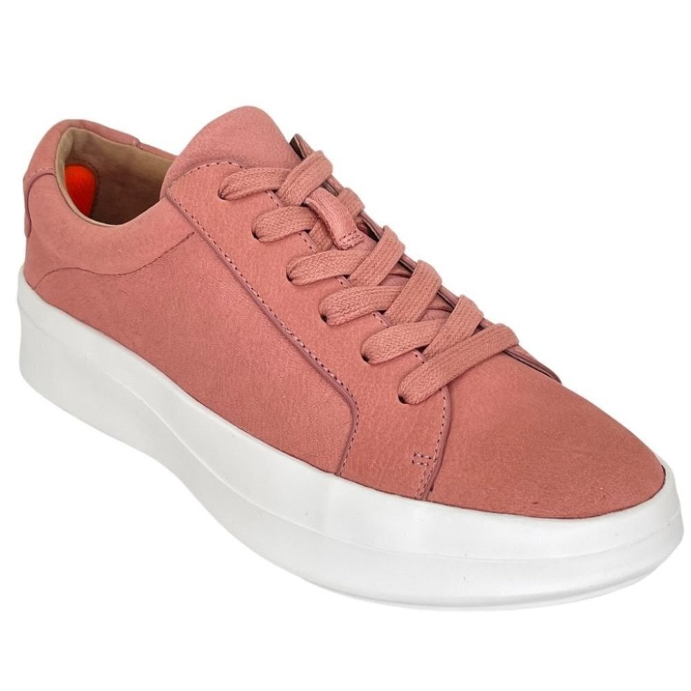 Gentle Souls by Kenneth Cole Rosette Pink Leather Womens Sneakers